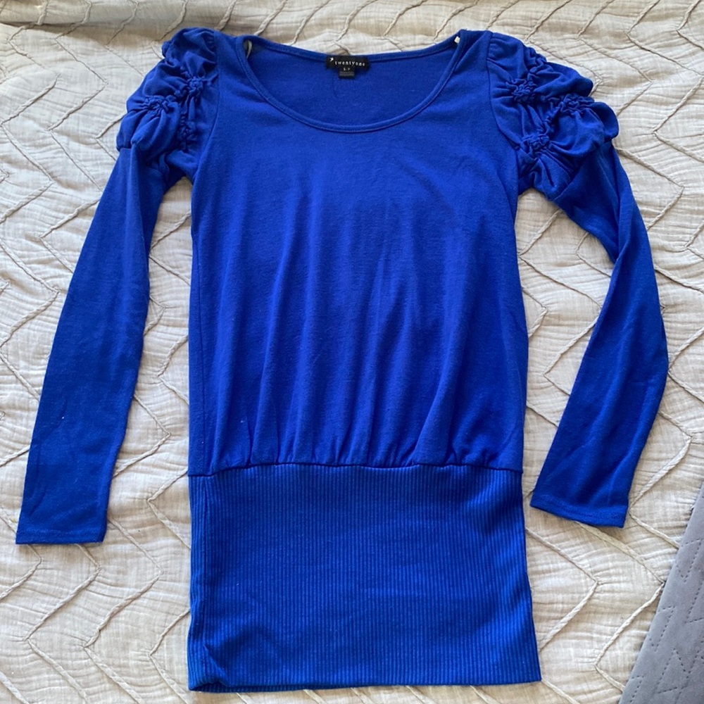 Forever 21 Blue Shirt